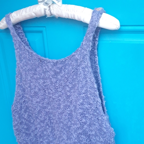 Boho Tank Sweater Vintage Bibb Style Knit Top - Picture 9 of 14